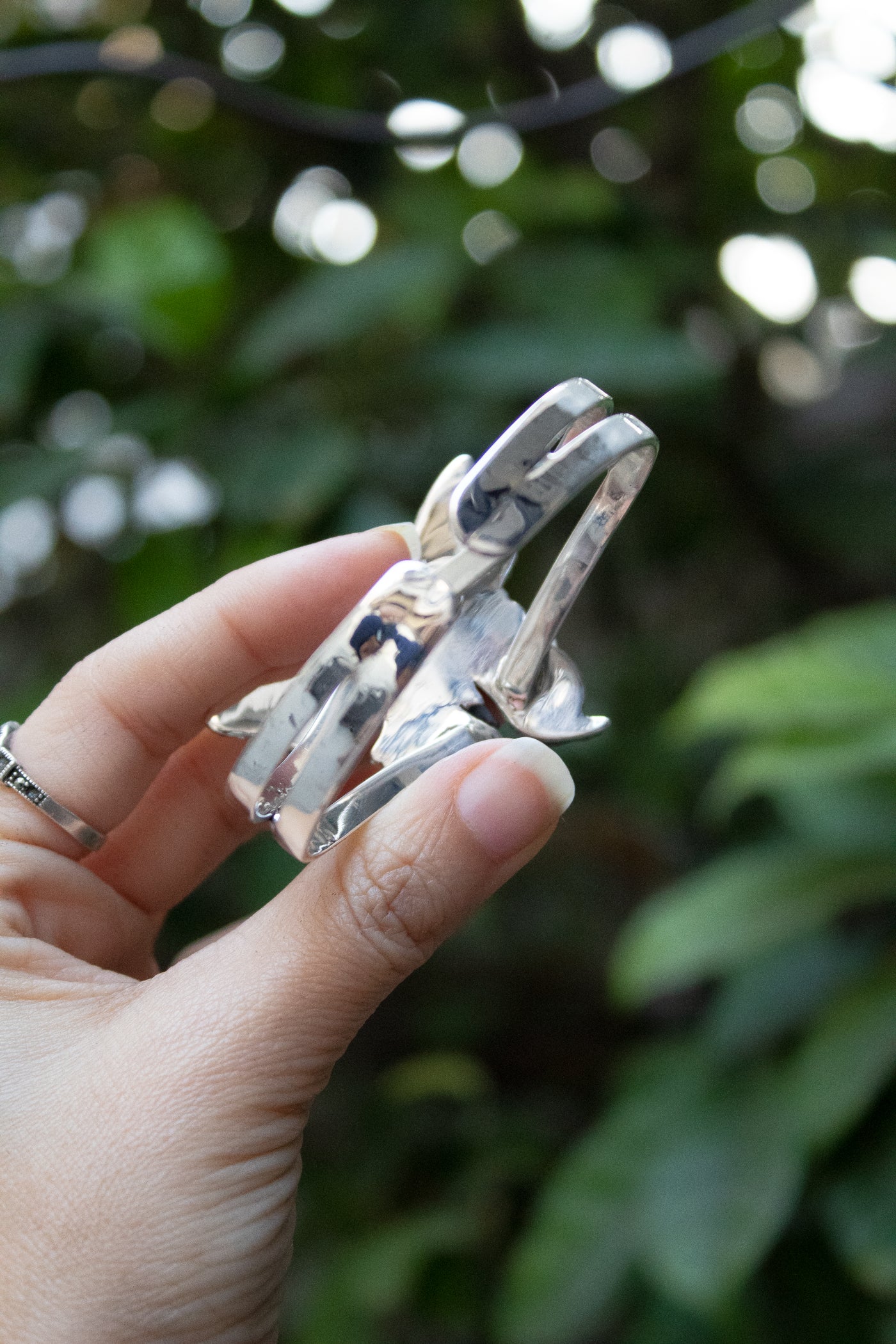 Soul in Flight – Sterling Silver Butterfly Cuff, AR-7700