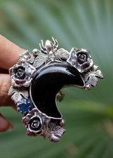 Black Onyx Moonlit Garden Ring, AR- 7249