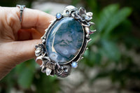 Forest Guardian Moss Agate Ring AR- 7258