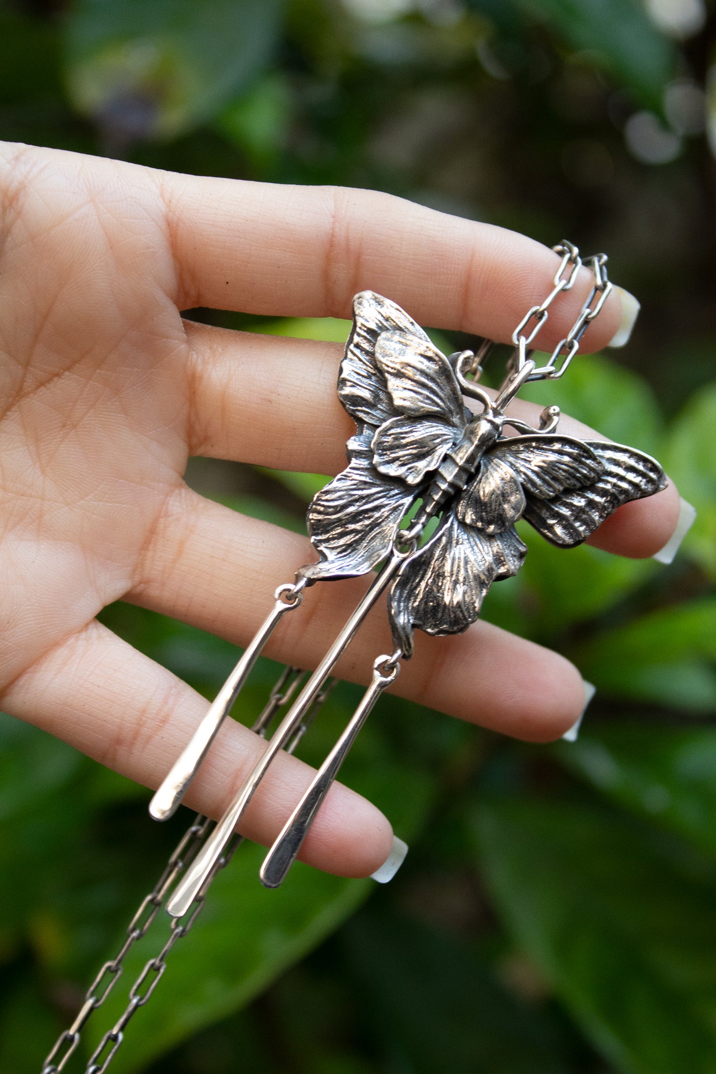 Soul in Flight – Sterling Silver Butterfly Pendant, AP-7701