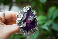 Amethyst Sterling Silver Ring,  AR-7247