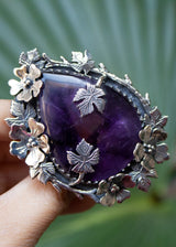 Amethyst Sterling Silver Ring,  AR-7247