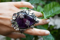 Amethyst Sterling Silver Ring,  AR-7247