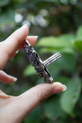 Twilight Meadow Butterfly – Charoite Ring, AR-7702