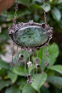 Autumn Whispers: Prehnite Necklace, AP-7256