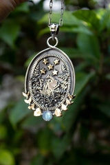 Stargazer of the Wild Woods: Wolf Pendant, AP-7723