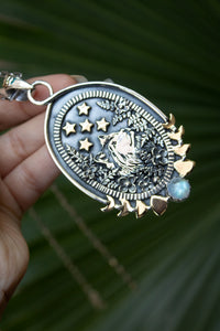 Stargazer of the Wild Woods: Wolf Pendant, AP-7723