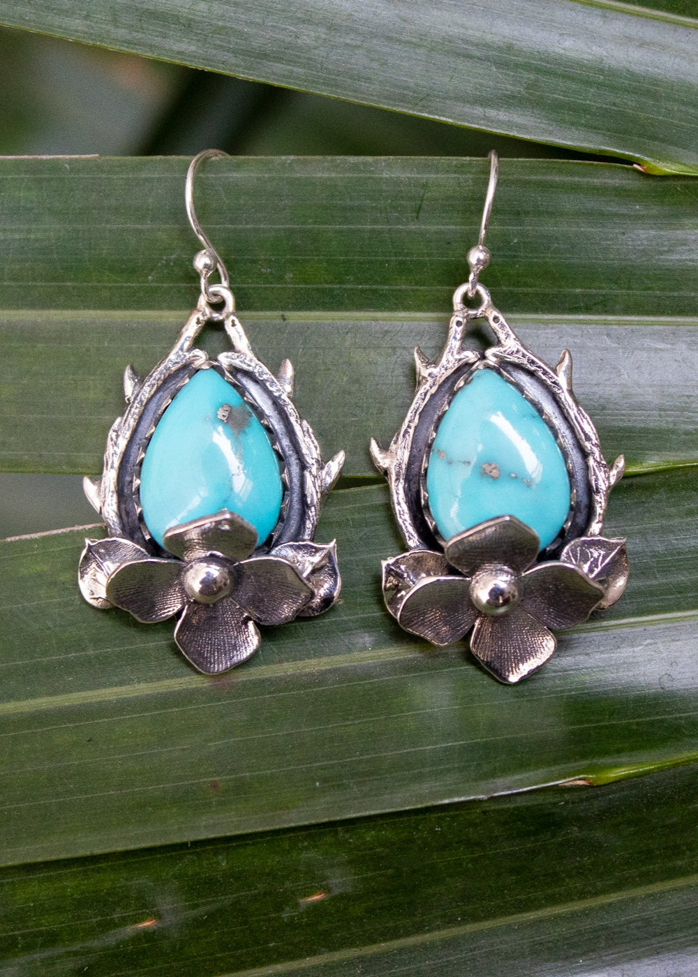 Verdant Serenity – Turquoise Earrings AE-7354