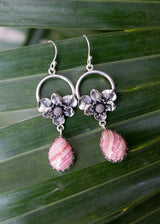 Rhodochrosite Earrings, AE-7251