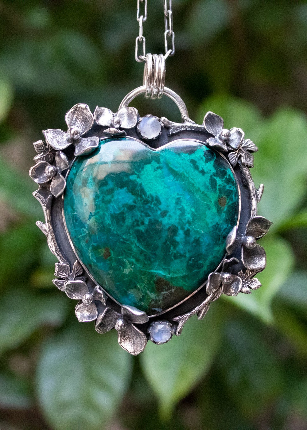 Heart of Nature: Chrysocolla Pendant, AP- 7275