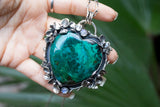 Heart of Nature: Chrysocolla Pendant, AP- 7275