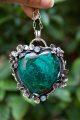 Heart of Nature: Chrysocolla Pendant, AP- 7275