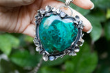 Heart of Nature: Chrysocolla Pendant, AP- 7275