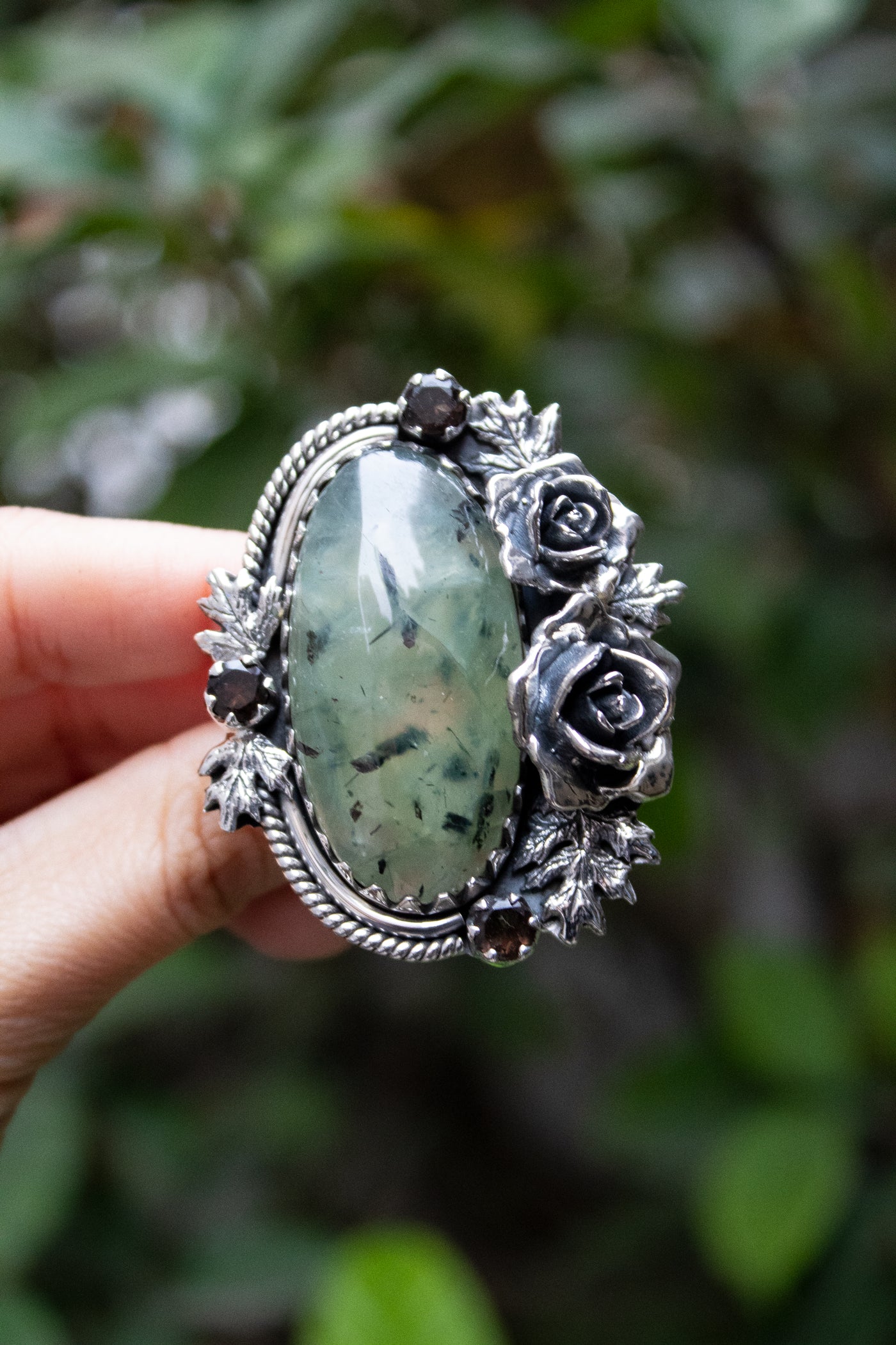 Forest Veil — Prehnite Ring, AR- 7745