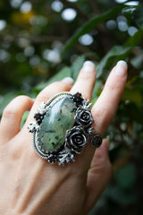 Forest Veil — Prehnite Ring, AR- 7745