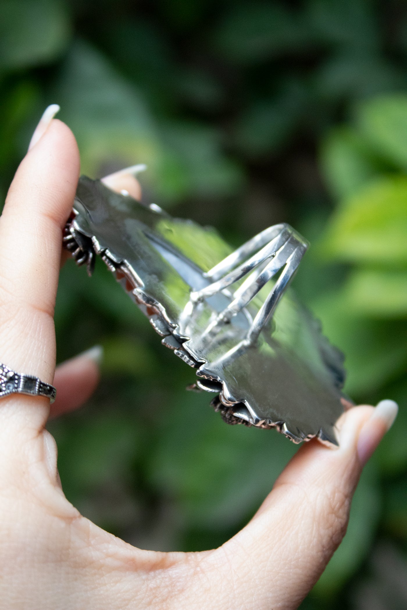 Moonlit Garden Flight — Moonstone Statement Ring, AR-7746