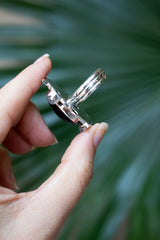 Moonfire Constellation — Labradorite & Moonstone Celestial Ring, AR-7729