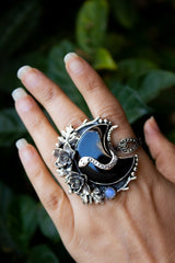 Enchanted Crescent: Black Onyx, AR-7313