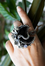 Enchanted Crescent: Black Onyx, AR-7313