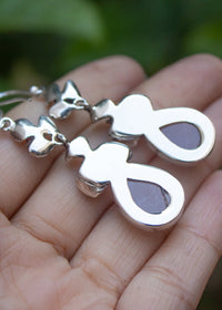 Rose Quartz Earrings, AE-7283