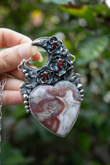 Heart of the Moon: Jasper Necklace, AP-7739