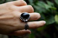 Luminous Night Ring Black Onyx, AR-7091