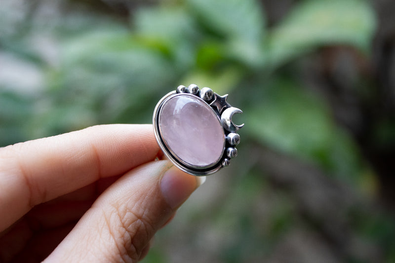 Rose Quartz Ring AR-7092