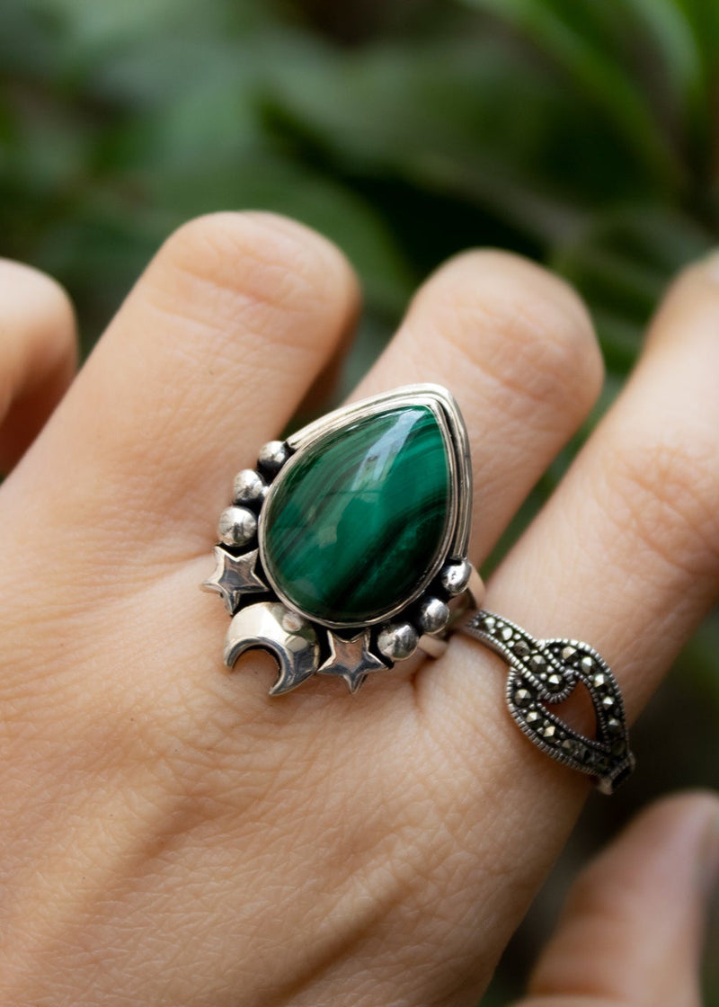 Malachite Ring. AR-7093