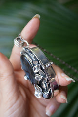 Bloom in Chaos Labradorite Locket Pendant, AP-7756
