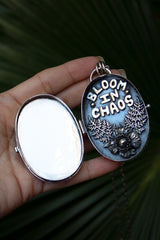 Bloom in Chaos Labradorite Locket Pendant, AP-7756