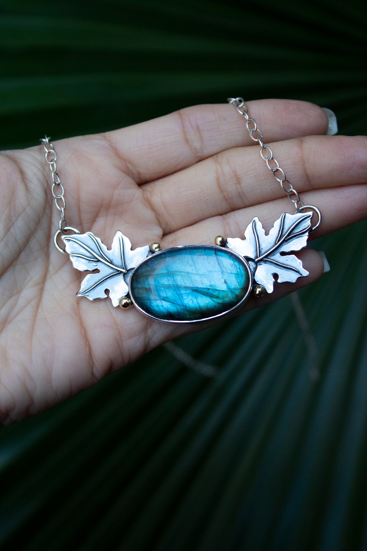 Forest Whisper Labradorite Necklace: AP-7759