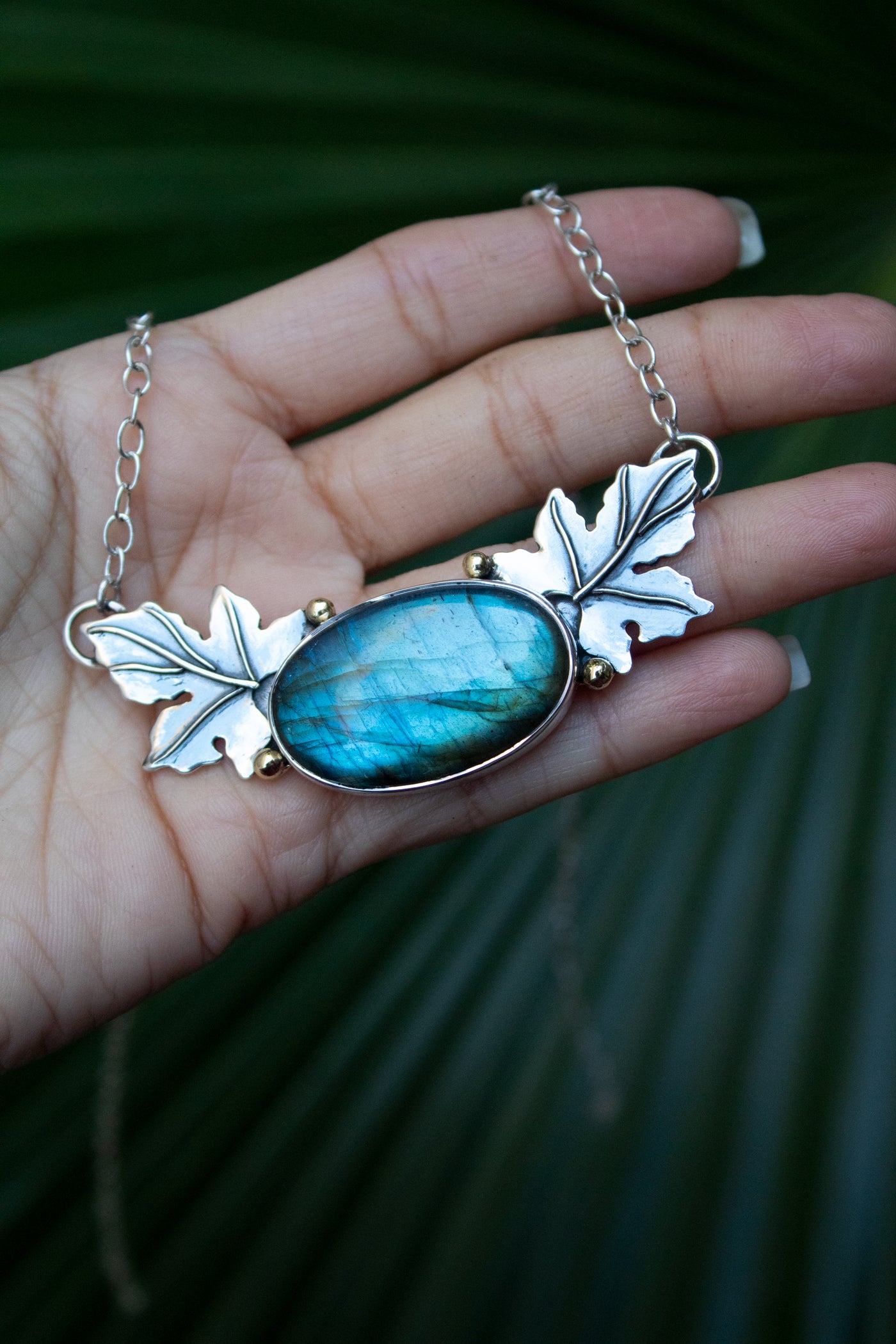 Forest Whisper Labradorite Necklace: AP-7759