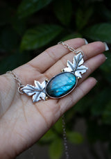 Forest Whisper Labradorite Necklace: AP-7759