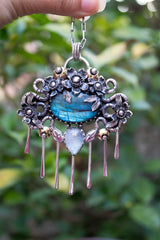 Celestial Garden Labradorite Pendant, AP-7758