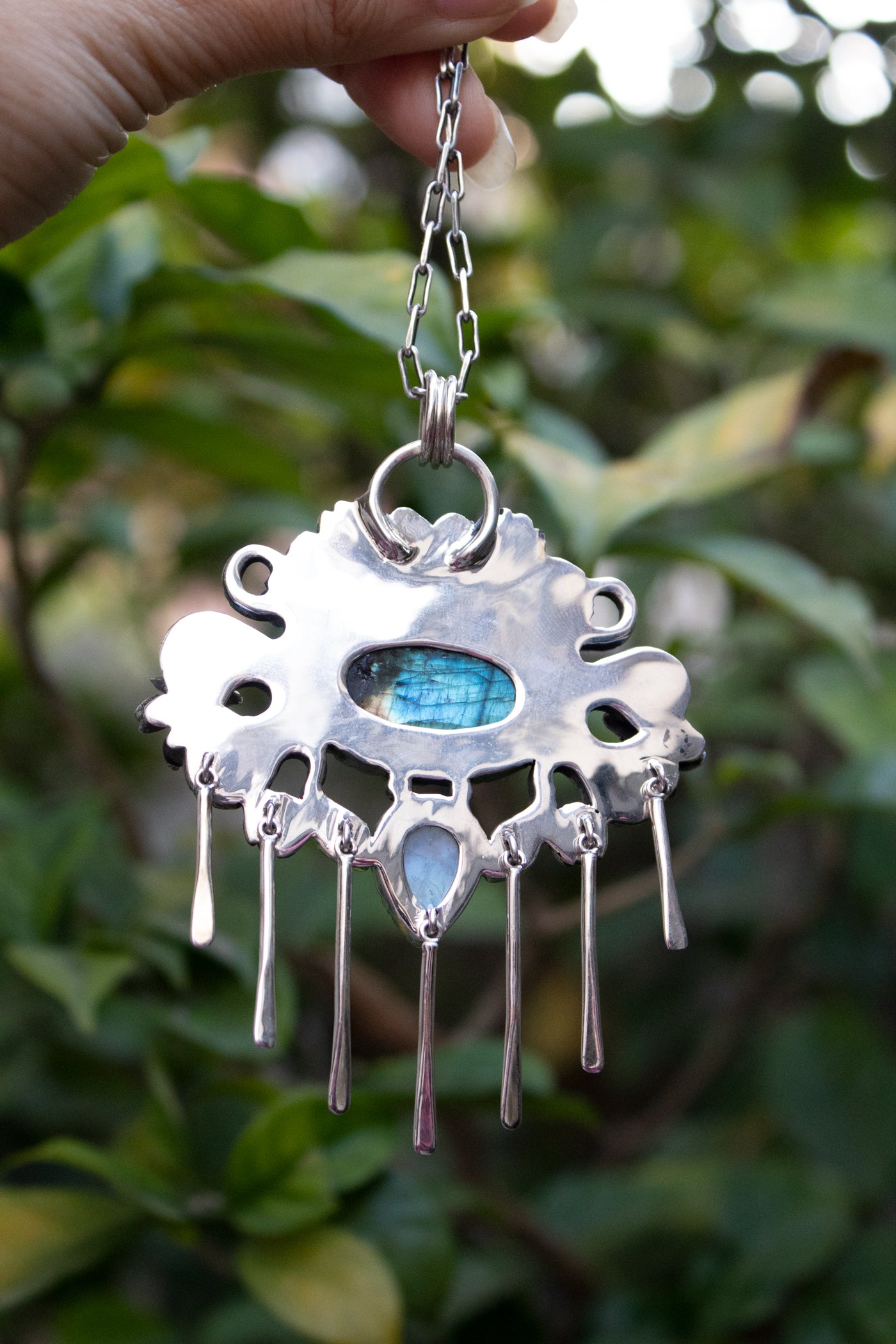 Celestial Garden Labradorite Pendant, AP-7758