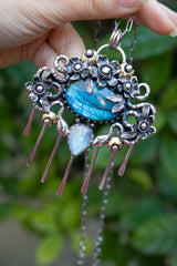 Celestial Garden Labradorite Pendant, AP-7758