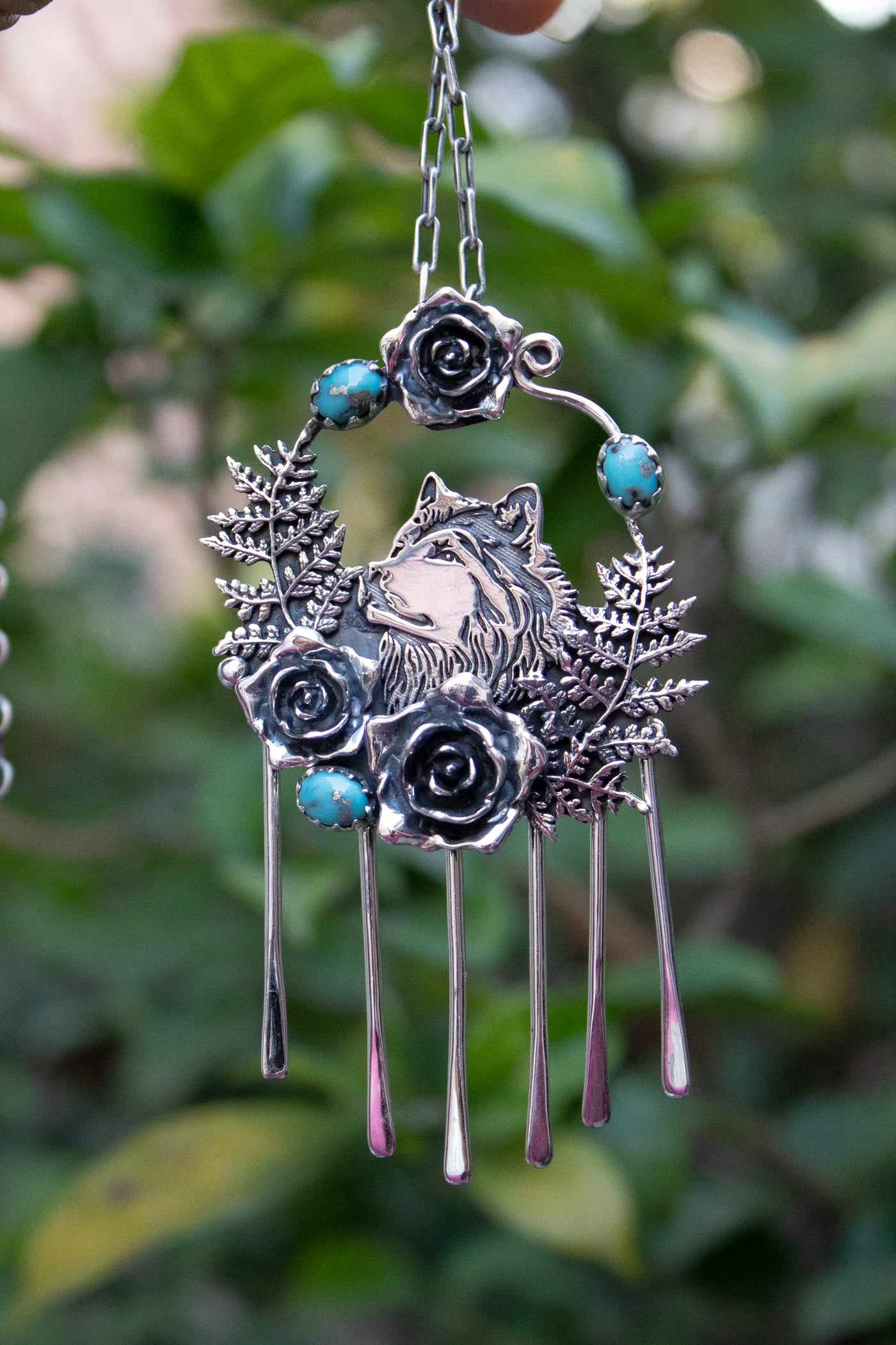 Spirit of the Wild Wolf Pendant, AP-7760