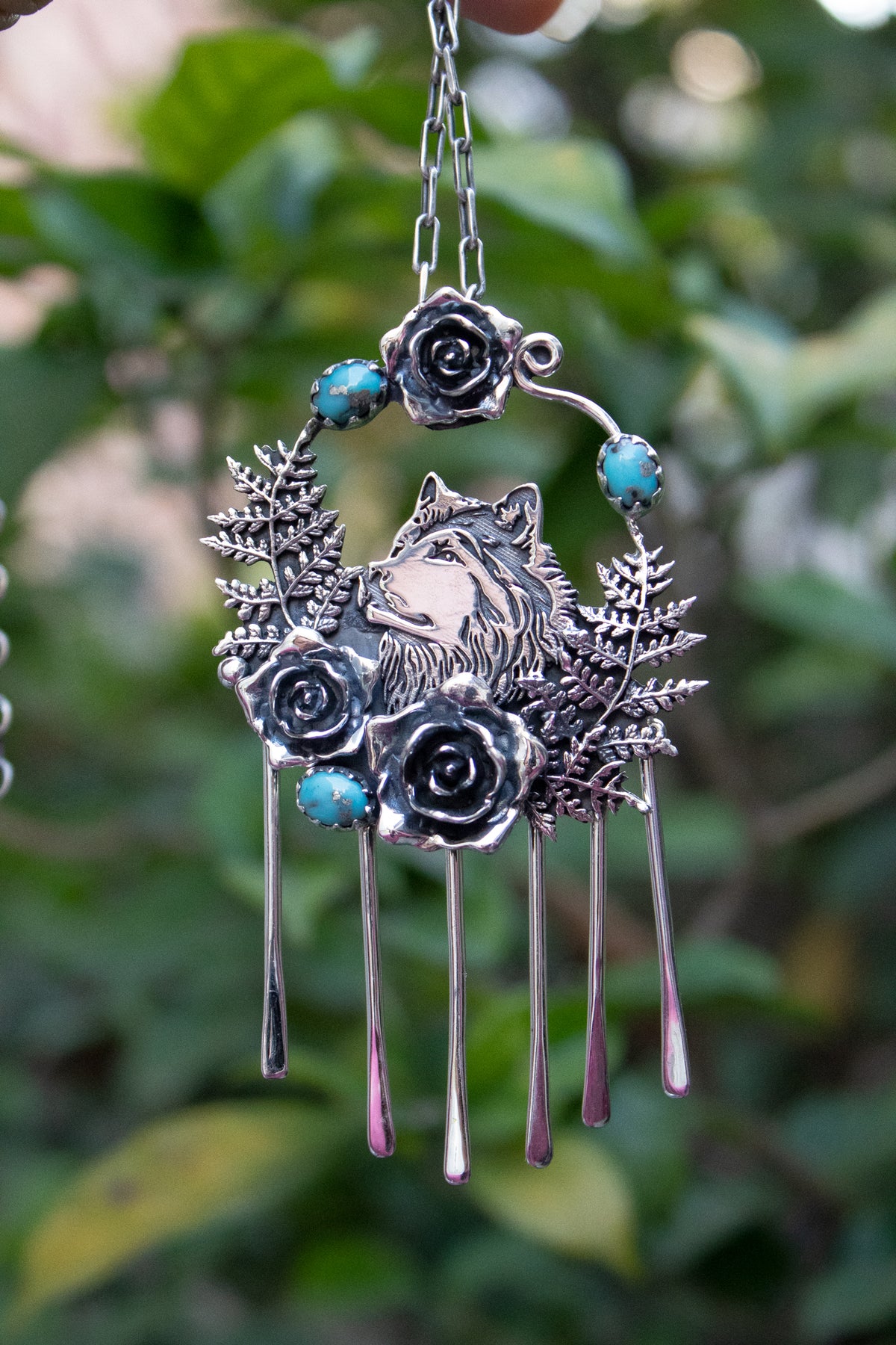 Spirit of the Wild Wolf Pendant, AP-7760