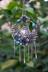 Spirit of the Wild Wolf Pendant, AP-7760