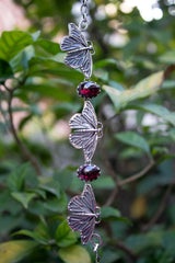 Emberwing Hessonite Butterfly Necklace, AP-7761