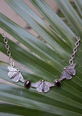 Emberwing Hessonite Butterfly Necklace, AP-7761