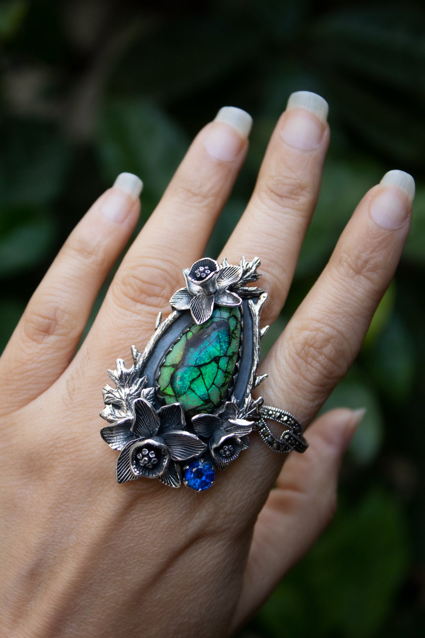 Ethereal Monarch Opal Ring, AR-7349