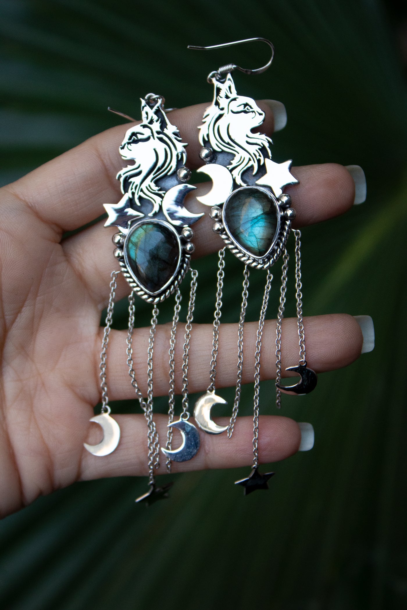 Celestial Whimsy – Labradorite Earrings, AE-7350