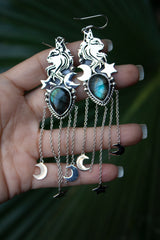 Celestial Whimsy – Labradorite Earrings, AE-7350