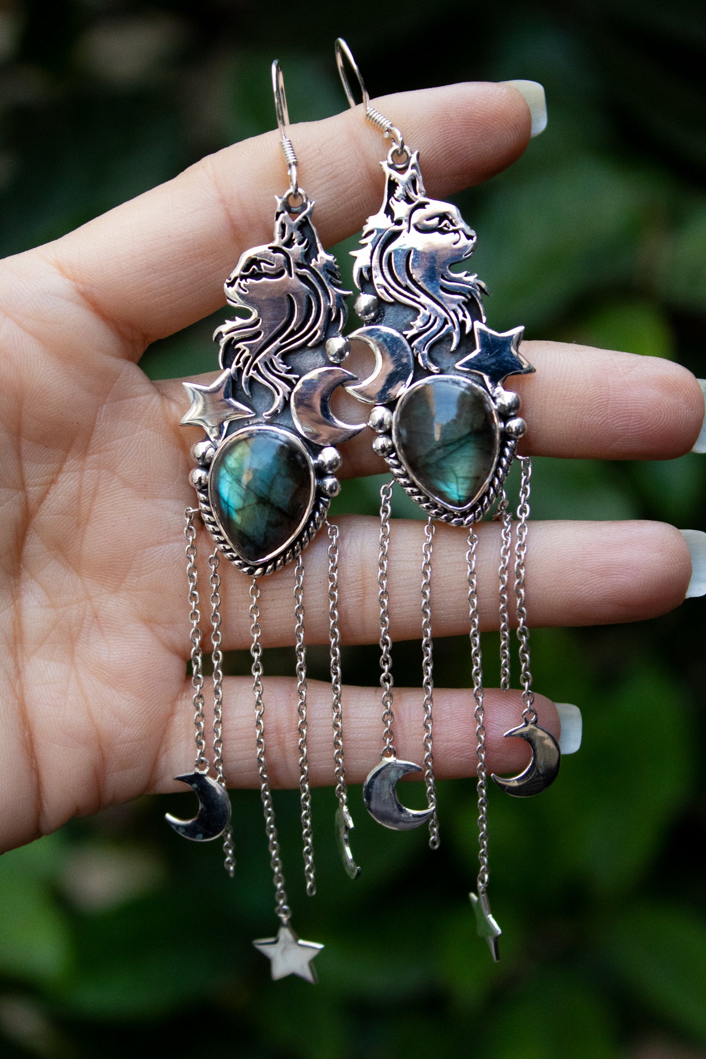 Celestial Whimsy – Labradorite Earrings, AE-7350