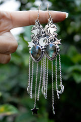 Celestial Whimsy – Labradorite Earrings, AE-7350