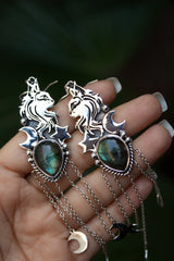 Celestial Whimsy – Labradorite Earrings, AE-7350