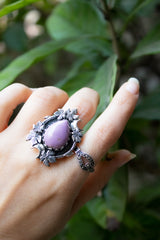 Twilight Ivy Phosphosiderite Ring, AR- 7763