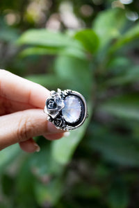 Lunar Whisper — Moonstone Ring, AR- 7768