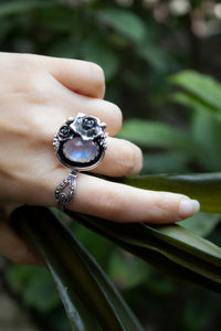 Lunar Whisper — Moonstone Ring, AR- 7768